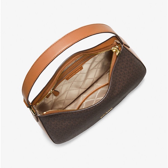 Michael Kors Kensington Large Signature Logo Hobo Shoulder Bag - Picture 2 of 7